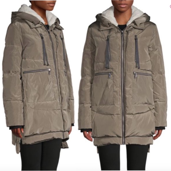 Sam Edelman Jackets & Blazers - Sam Edelman Faux Fur Hooded Full Zip Parka -XXS